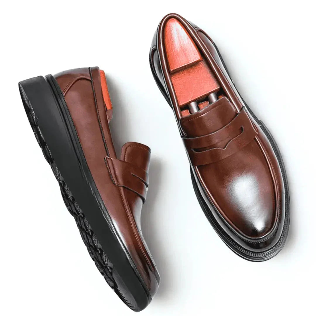Chaussure Marron de Luxe Tres Confortable 100% Cuir