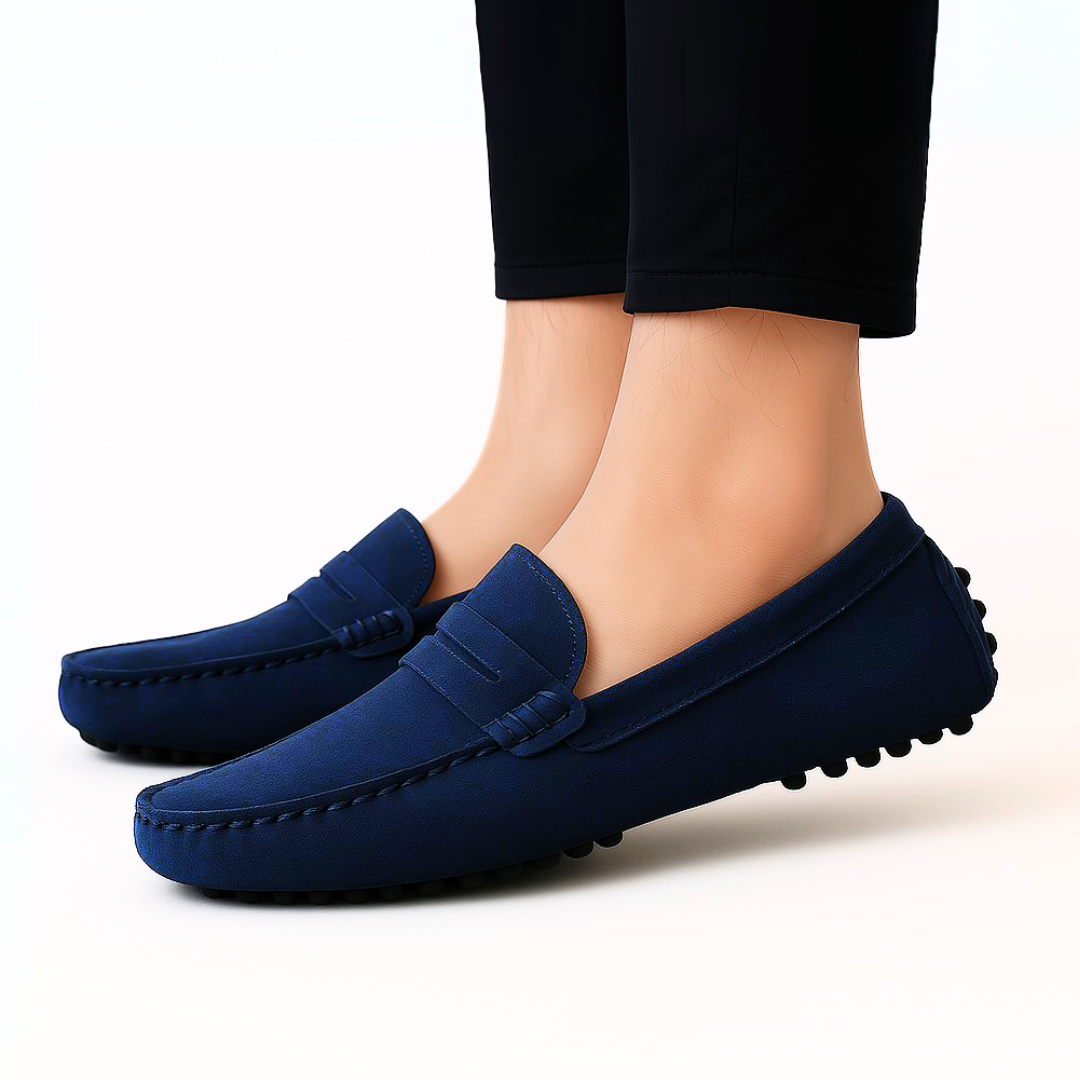 Mocassin Daim Tres Confortable  - Pour Hommes