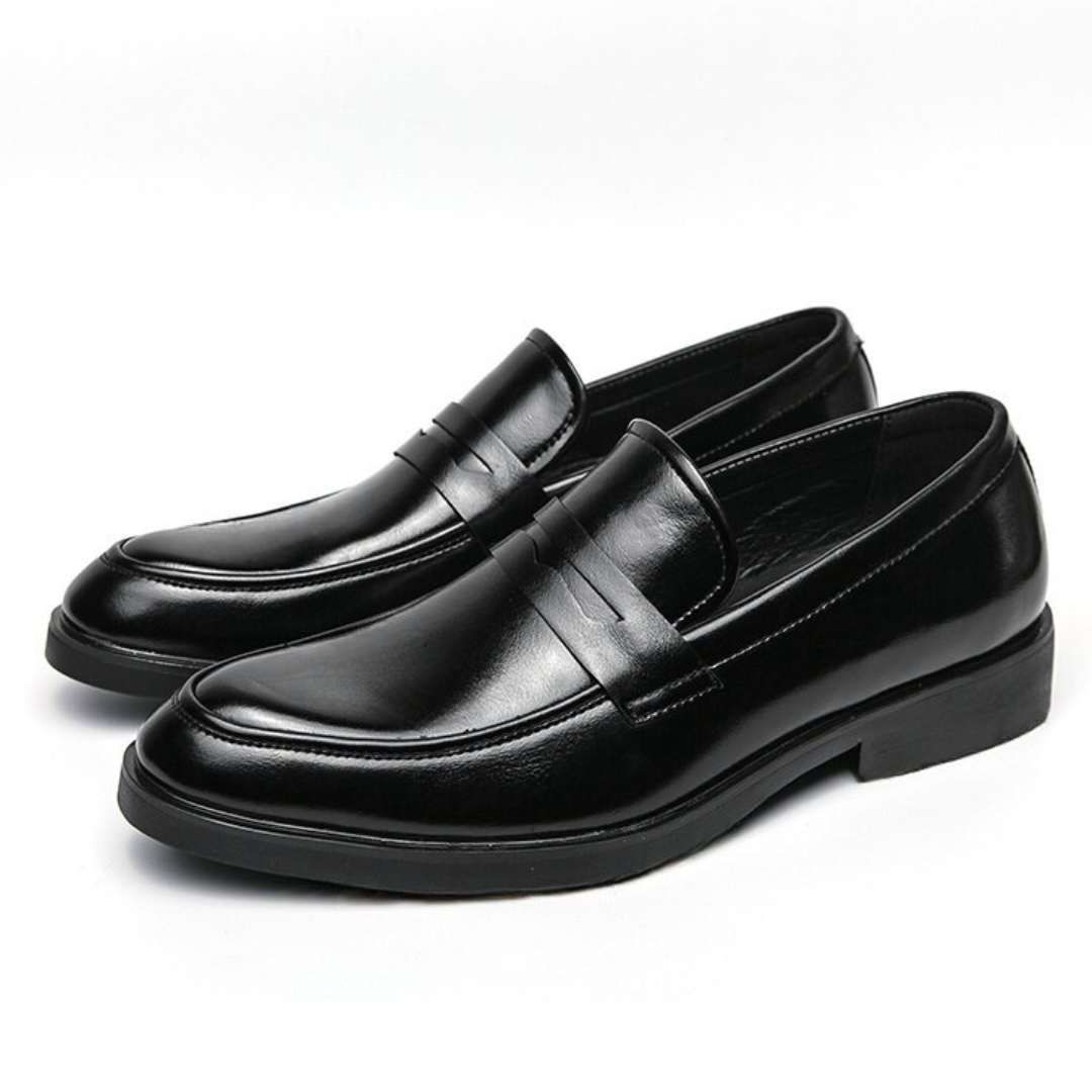 Chaussure Noir de Luxe Confortable 100% Cuir
