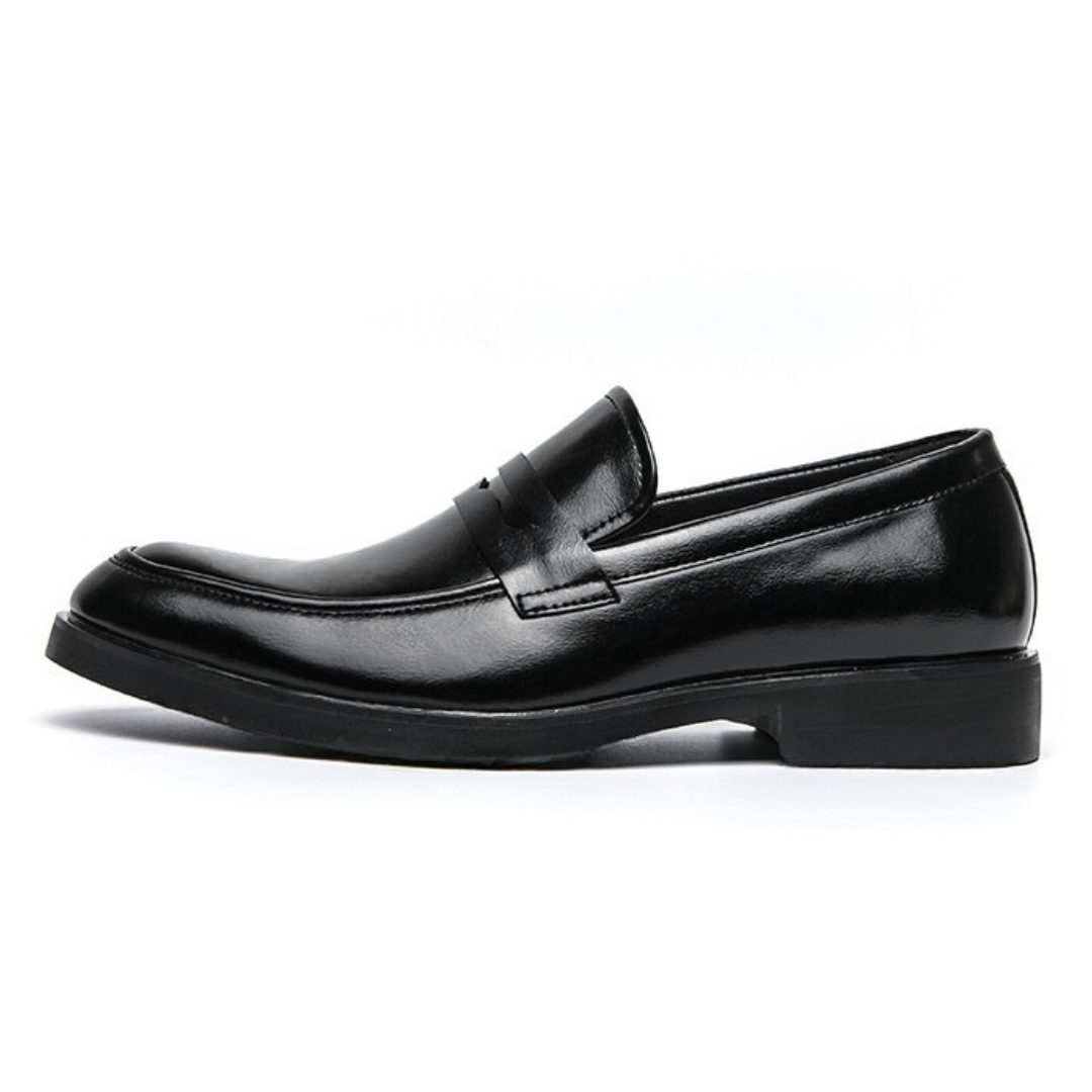 Chaussure Noir de Luxe Confortable 100% Cuir