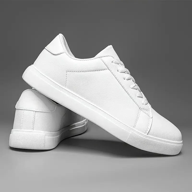Sneakers Blanc en Cuir - Tres Confortable