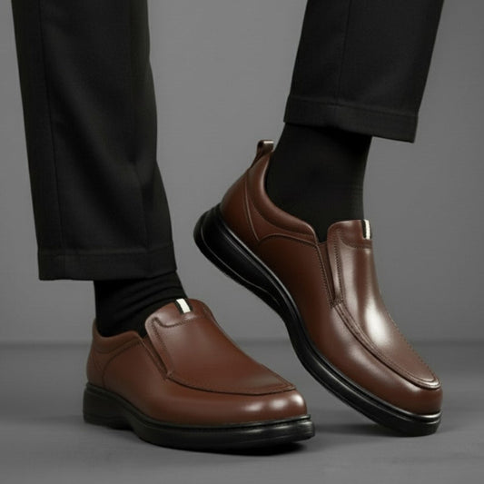 Chaussure Marron de Luxe Confortable 100% Cuir