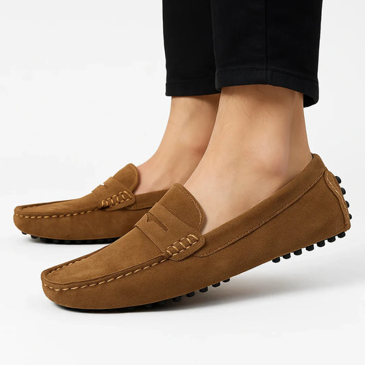 Mocassin Daim Tres Confortable  - Pour Hommes