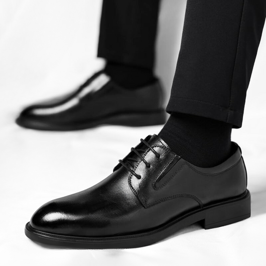 Chaussure Noir en Cuir Tres Confortable 100% Cuir