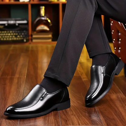 Chaussure Noir de Luxe Confortable 100% Cuir