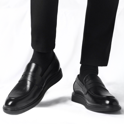 Chaussure Noir de Luxe Tres Confortable 100% Cuir