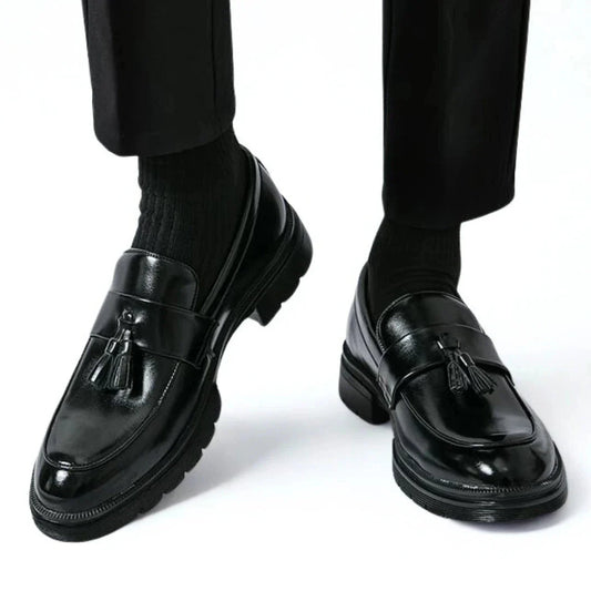 Chaussure Noir de Luxe Tres Confortable 100% Cuir