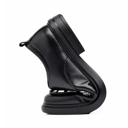 Chaussure Noir de Luxe Tres Confortable 100% Cuir