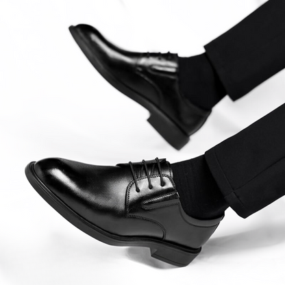 Chaussure Noir en Cuir Tres Confortable 100% Cuir