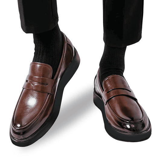 Chaussure Marron de Luxe Tres Confortable 100% Cuir