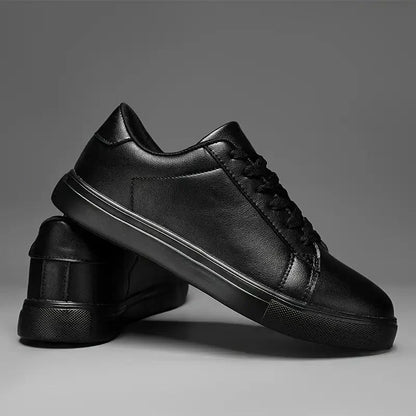 Sneakers Noir en Cuir - Tres Confortable