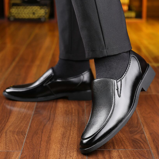 Chaussure Noir de Luxe Confortable 100% Cuir