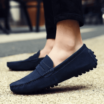 Mocassins Daim de Luxe Tres Confortable, Pour Hommes