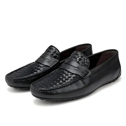 Mocassins Cuir Noir - Tres Confortable