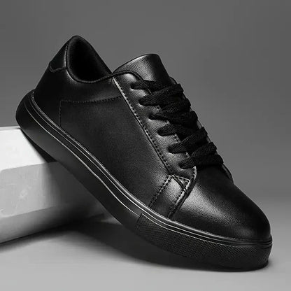Sneakers Noir en Cuir - Tres Confortable