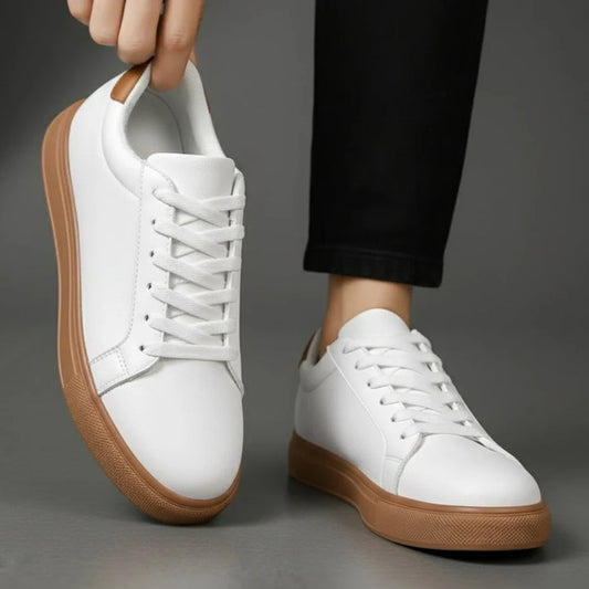 Sneakers Blanc en Cuir - Tres Confortable