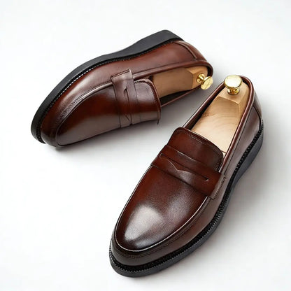 Chaussure Marron de Luxe Tres Confortable 100% Cuir