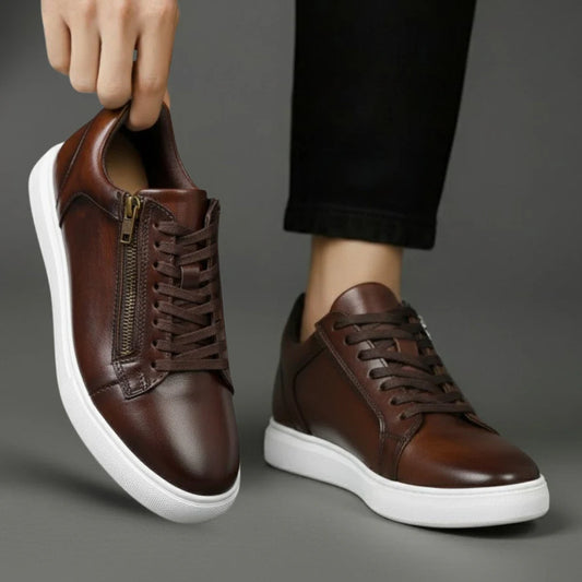 Sneakers Homme en Cuir - Tres Confortable