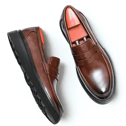 Chaussure Marron de Luxe Tres Confortable 100% Cuir