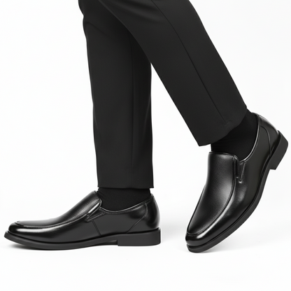Chaussure Classe Noir 100% Cuir Tres Confortable