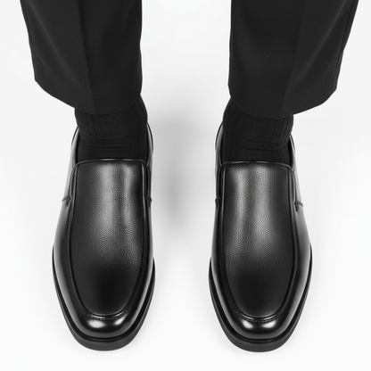 Chaussure Classe Noir 100% Cuir Tres Confortable