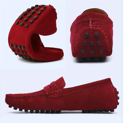 Mocassins Daim de Luxe Tres Confortable, Pour Hommes