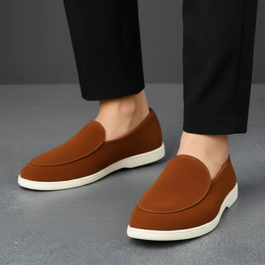Mocassin Daim Tabac - Tres Confortable