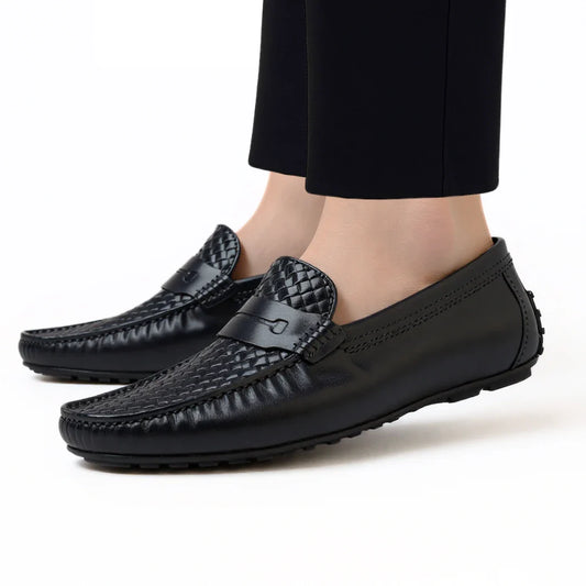 Mocassins Cuir de Luxe Tres Confortable